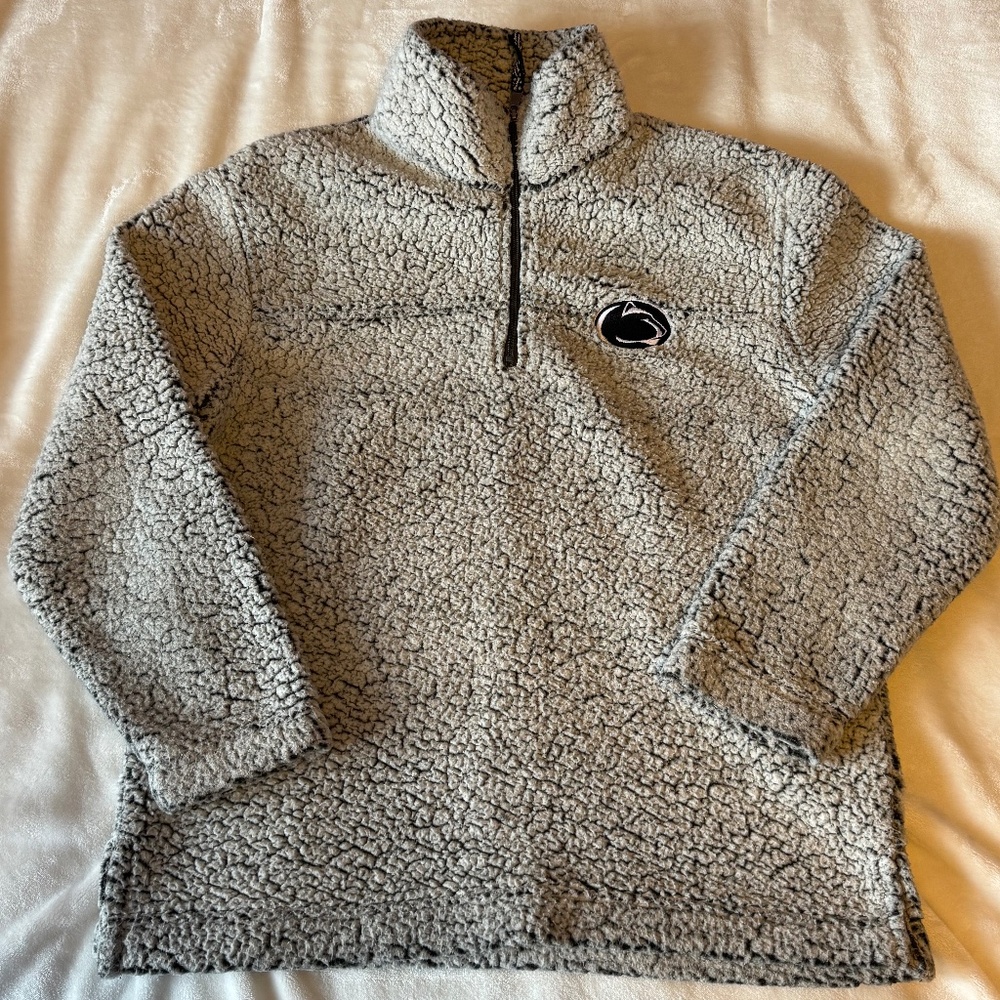 Women's Penn State Sherpa Half Zip Size Medium